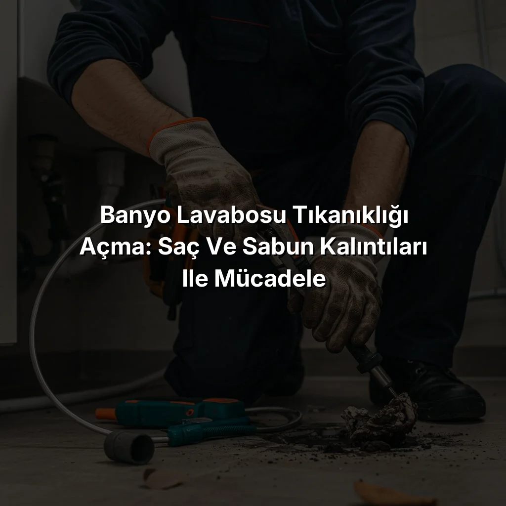 
Banyo Lavabosu Tıkanıklığı Açma: Saç ve Sabun Kalıntıları ile Mücadele
