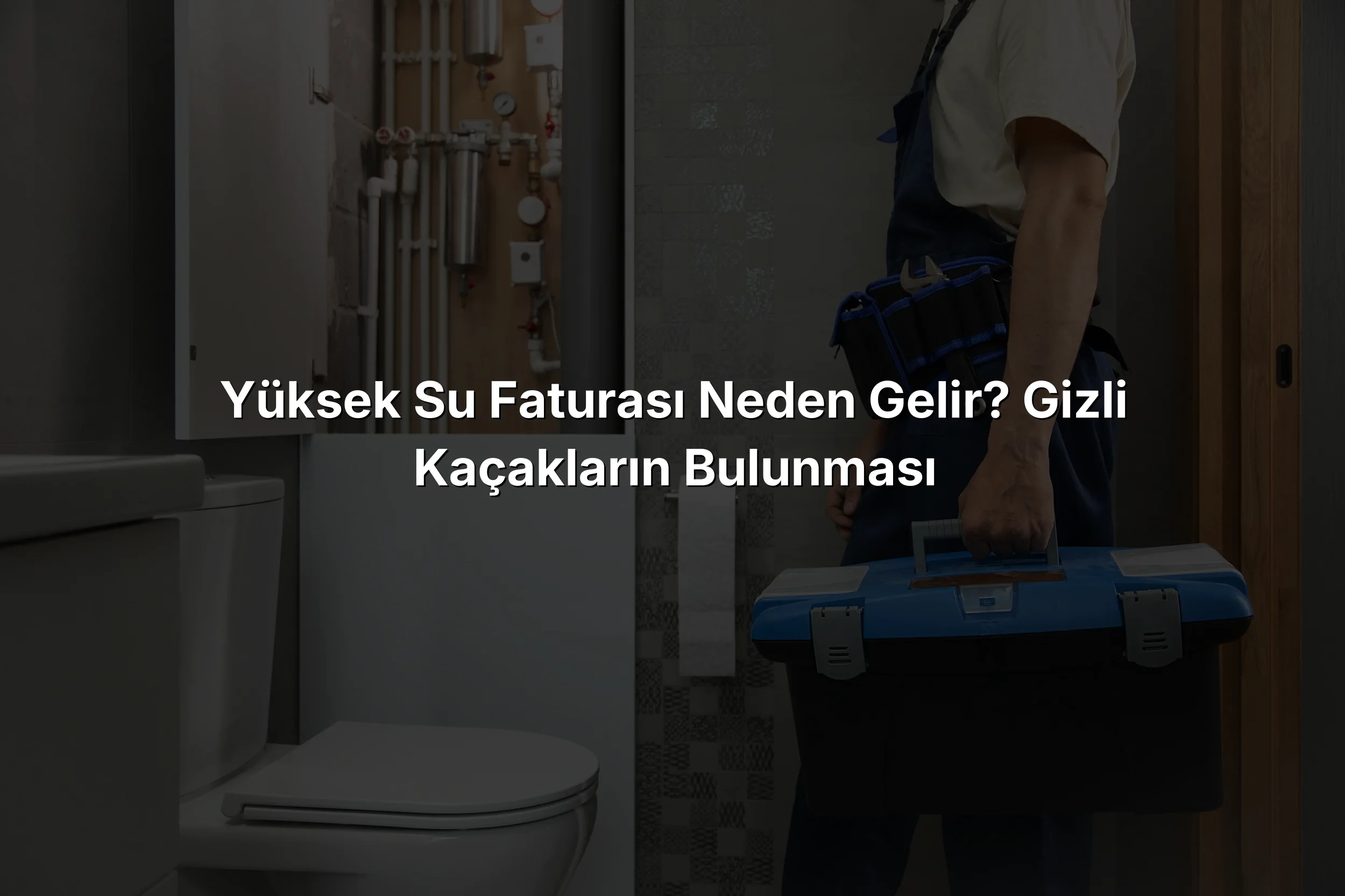 Yüksek Su Faturası Neden Gelir? Gizli Kaçakların Bulunması